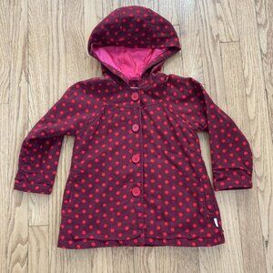 Eternal Creation Red Polka Dot Hooded Jacket